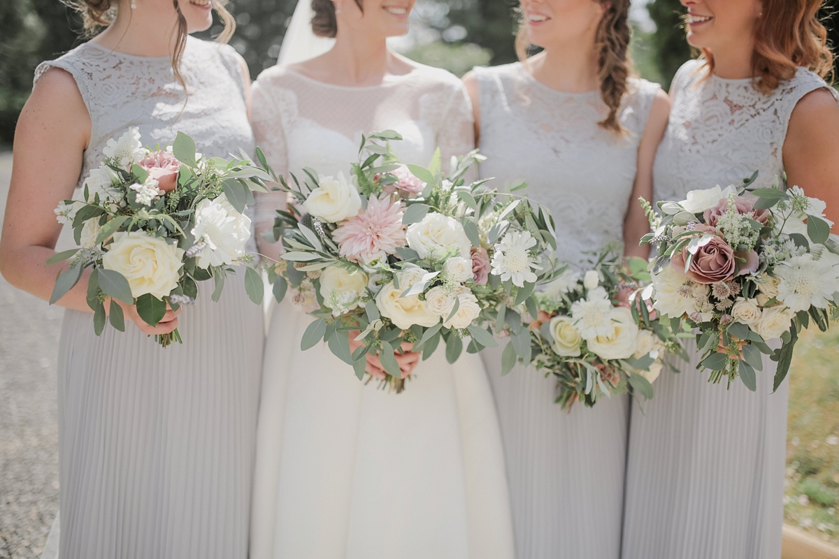 Jesus Peiro dress botanical Northumbria countryside wedding 38