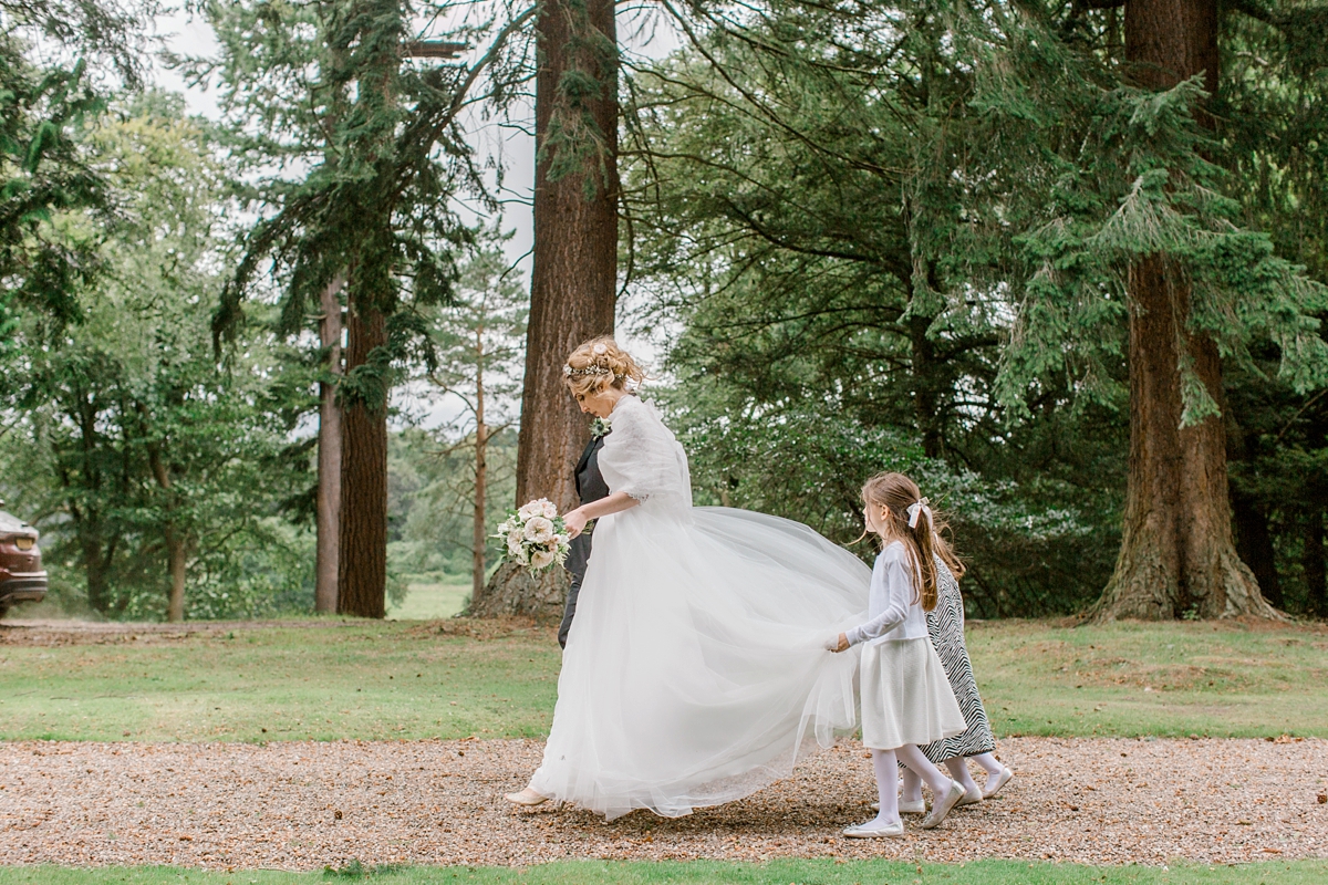 Marie Laporte French lace wedding dress 19