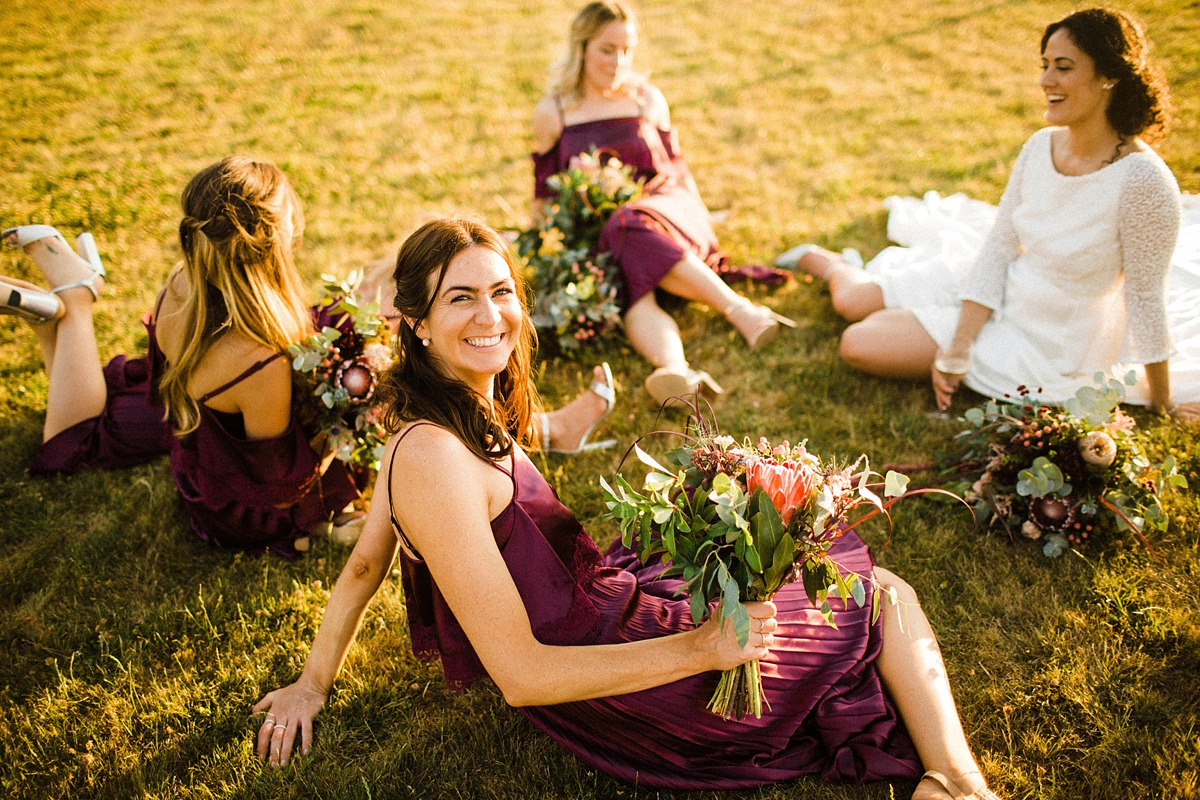 Rolling in Roses boho bride dress South Farm wedding 33