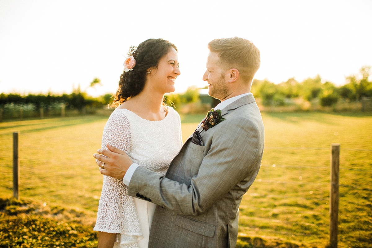 Rolling in Roses boho bride dress South Farm wedding 35