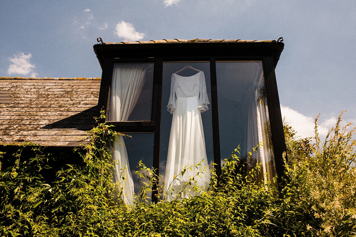 Rolling in Roses boho bride dress South Farm wedding 5