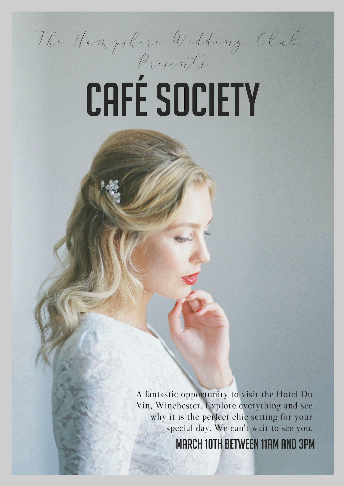 The Hampshire Wedding Club The Hotel Du Vin Cafe Society Beyond Vintage Event poster 1