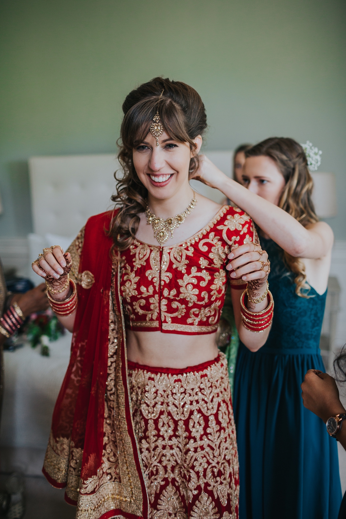 A Stunning Indian American Fusion Wedding in Indiana.