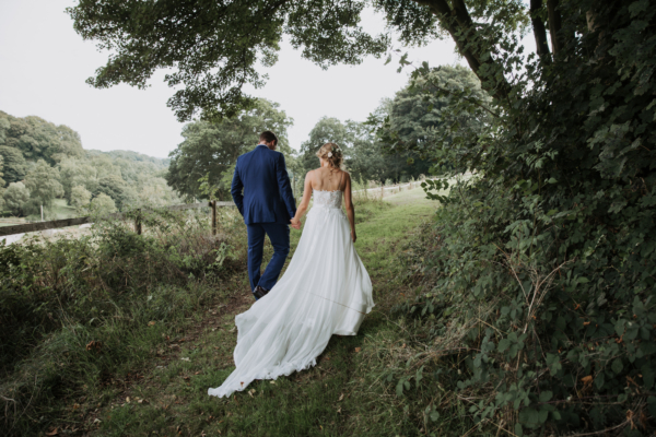 Morning by Caroline Castigliano for a Wiltshire Farm Wedding with a First Look