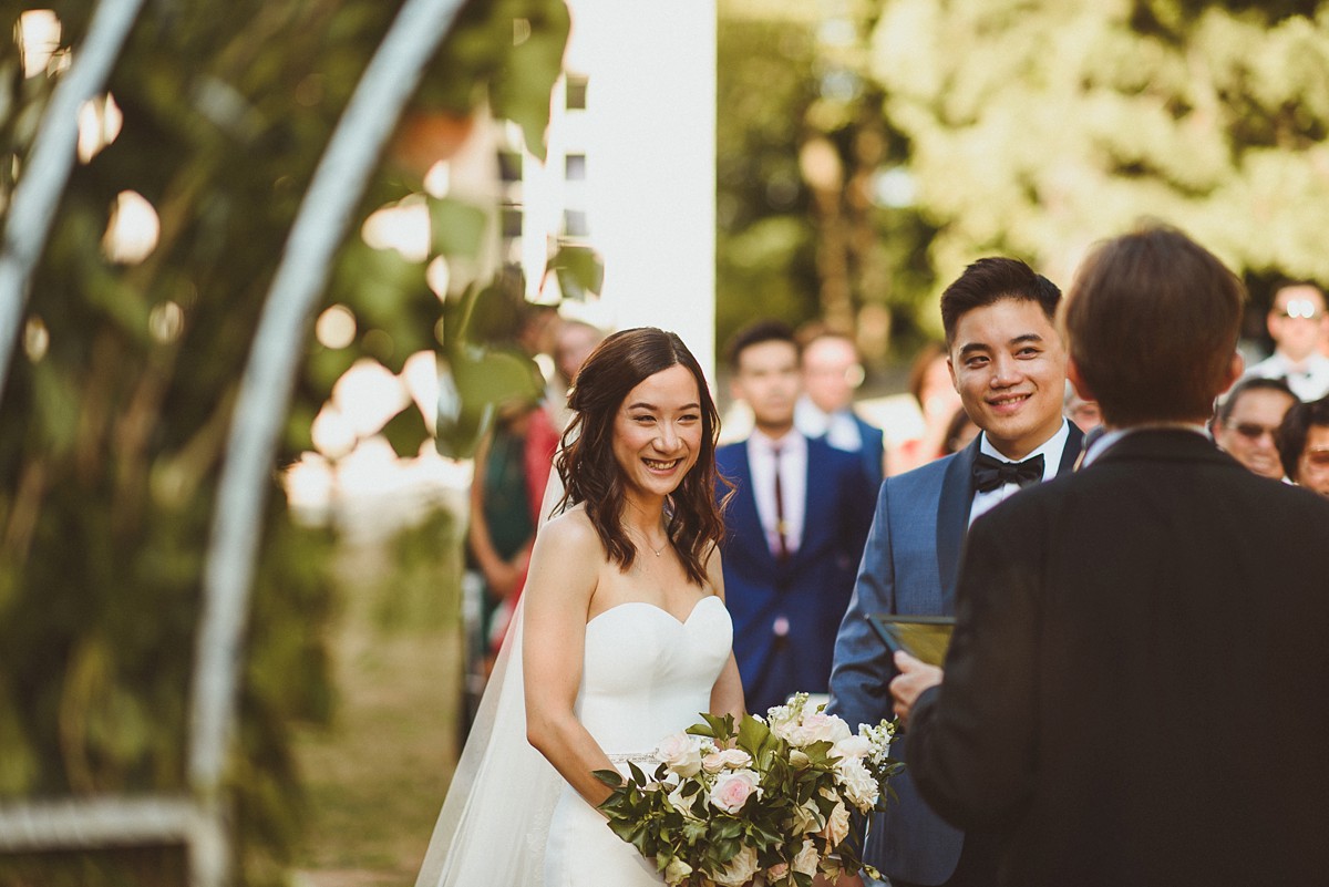 10 Enzoani dress intimate French garden wedding Chinese bride