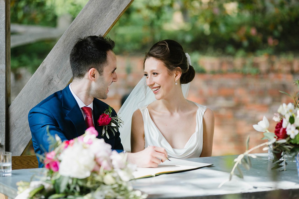 16 Suzanne Neville backless dress Millbridge Court wedding