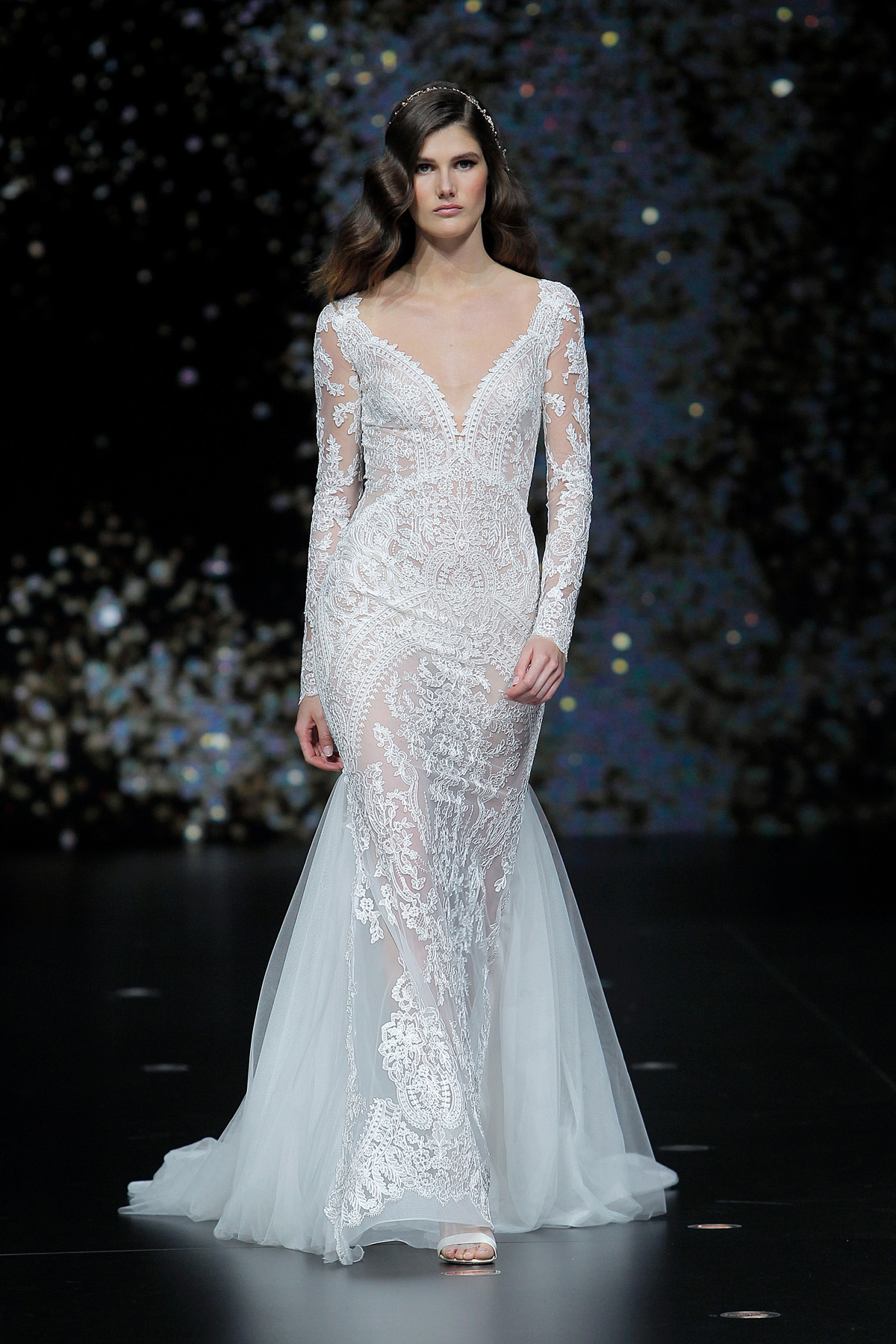 Lace Pronovias Novias 2020 Pronovias 2020 Collection, 'Beyond The Stars':  Images Video From