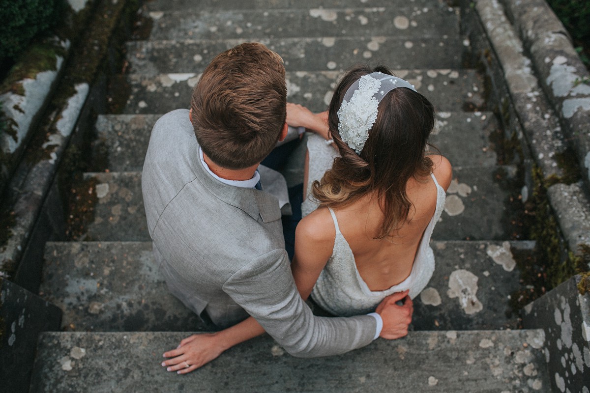 An ASOS Dress for an Intimate Outdoor Garden Wedding in Dorset