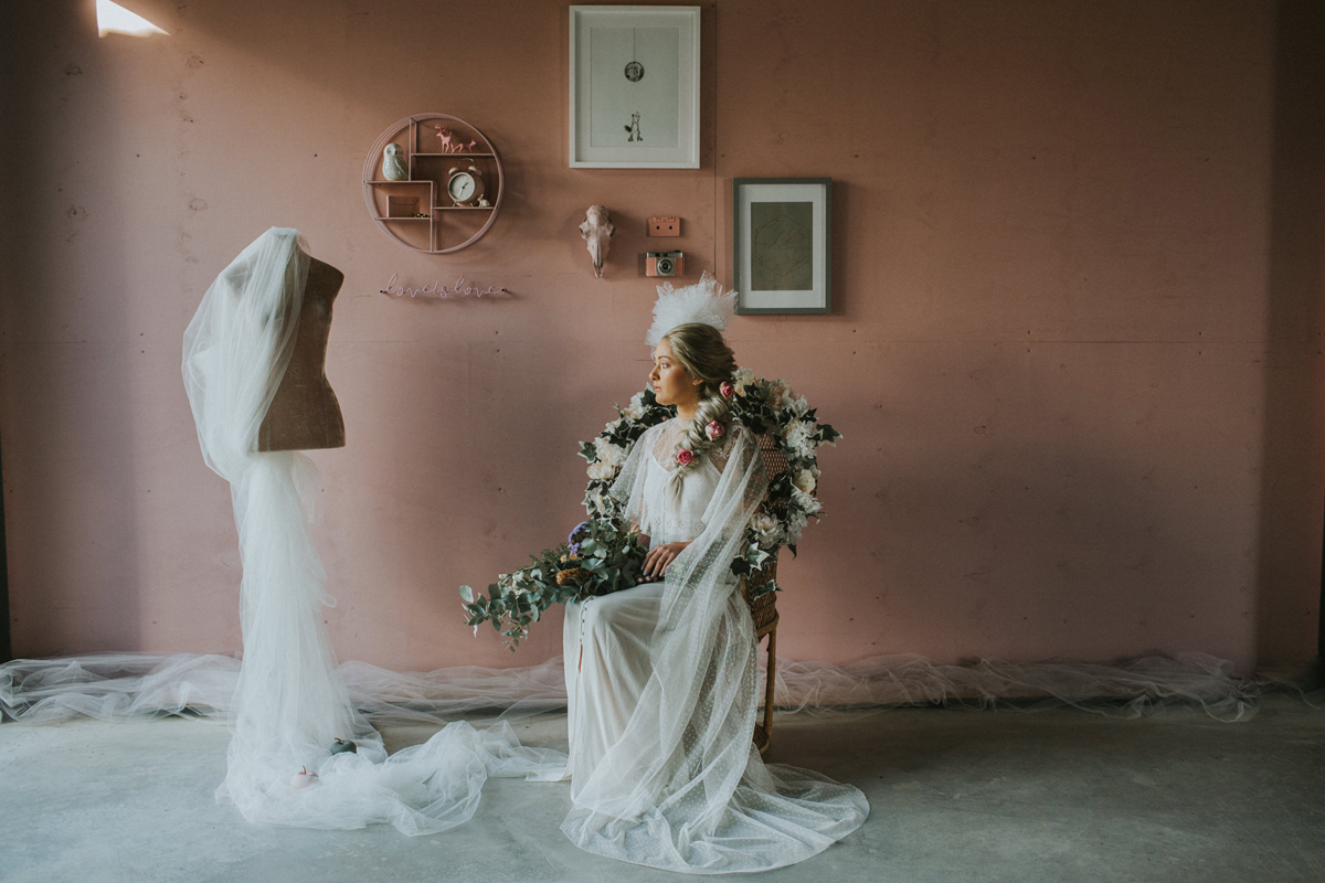 33 Avant Garde Rodarte Inspired wedding veils