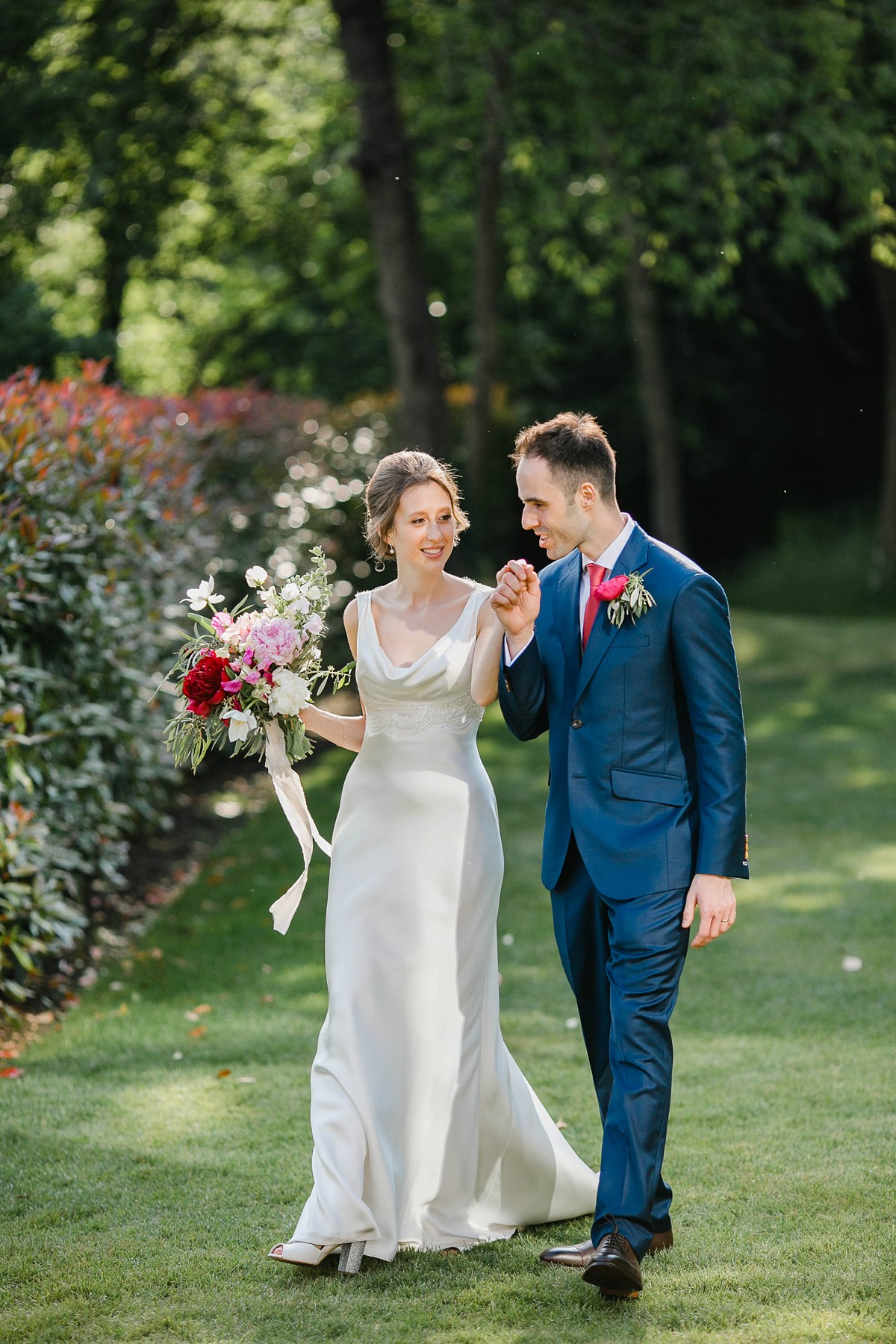 37 Suzanne Neville backless dress Millbridge Court wedding