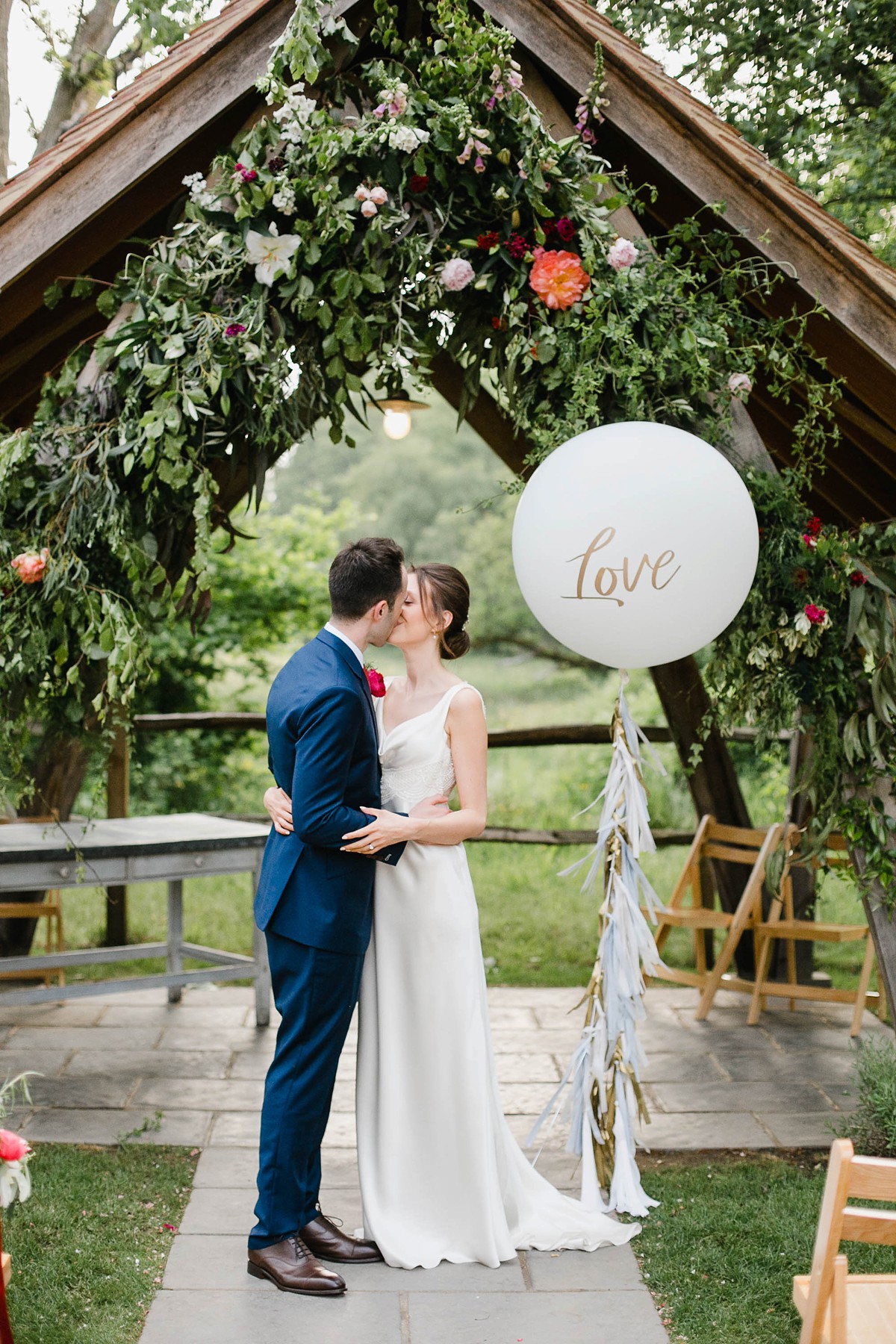 42 Suzanne Neville backless dress Millbridge Court wedding