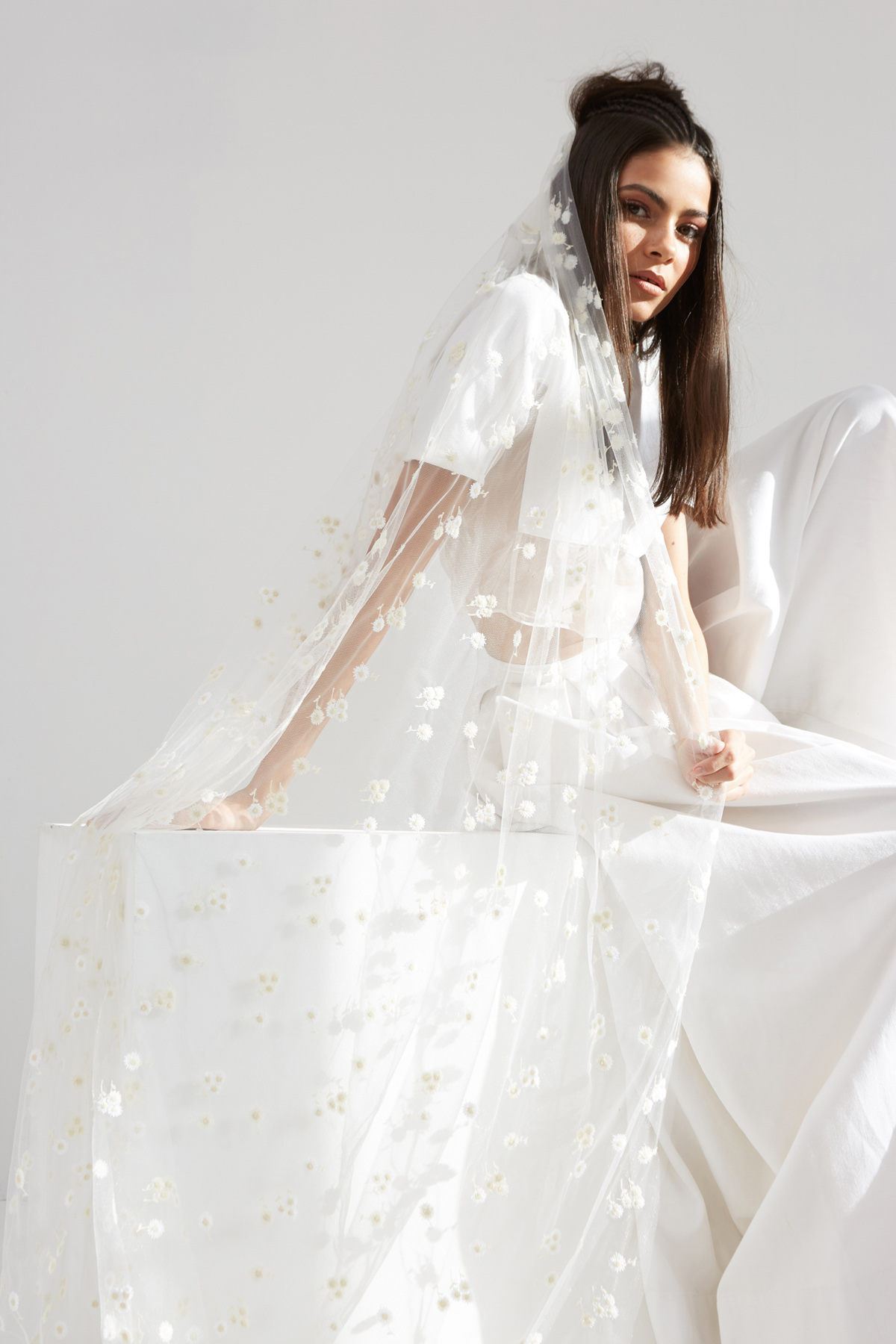Ann Marie Faulkner modern wedding veils margarita 3