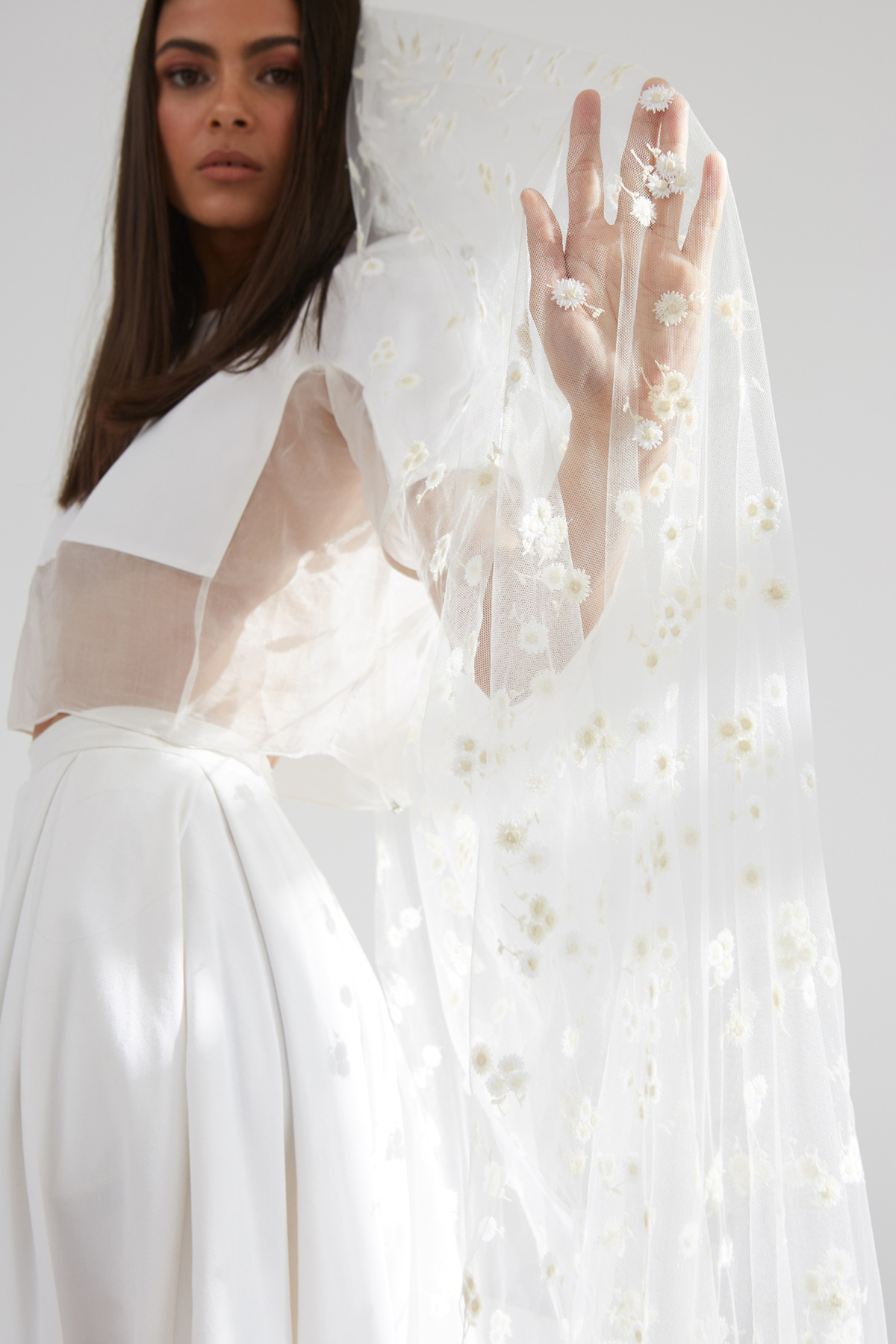Ann Marie Faulkner modern wedding veils margarita 4