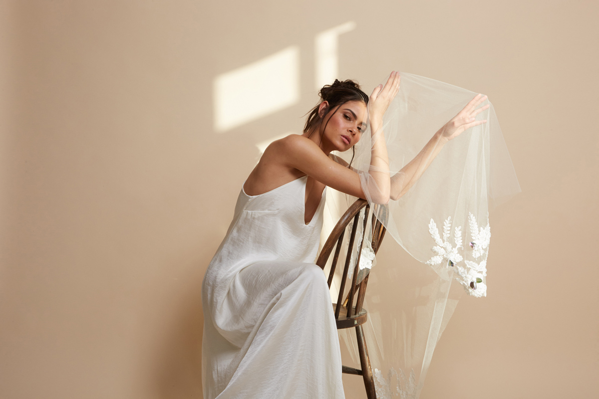 Ann Marie Faulkner modern wedding veils roma 2