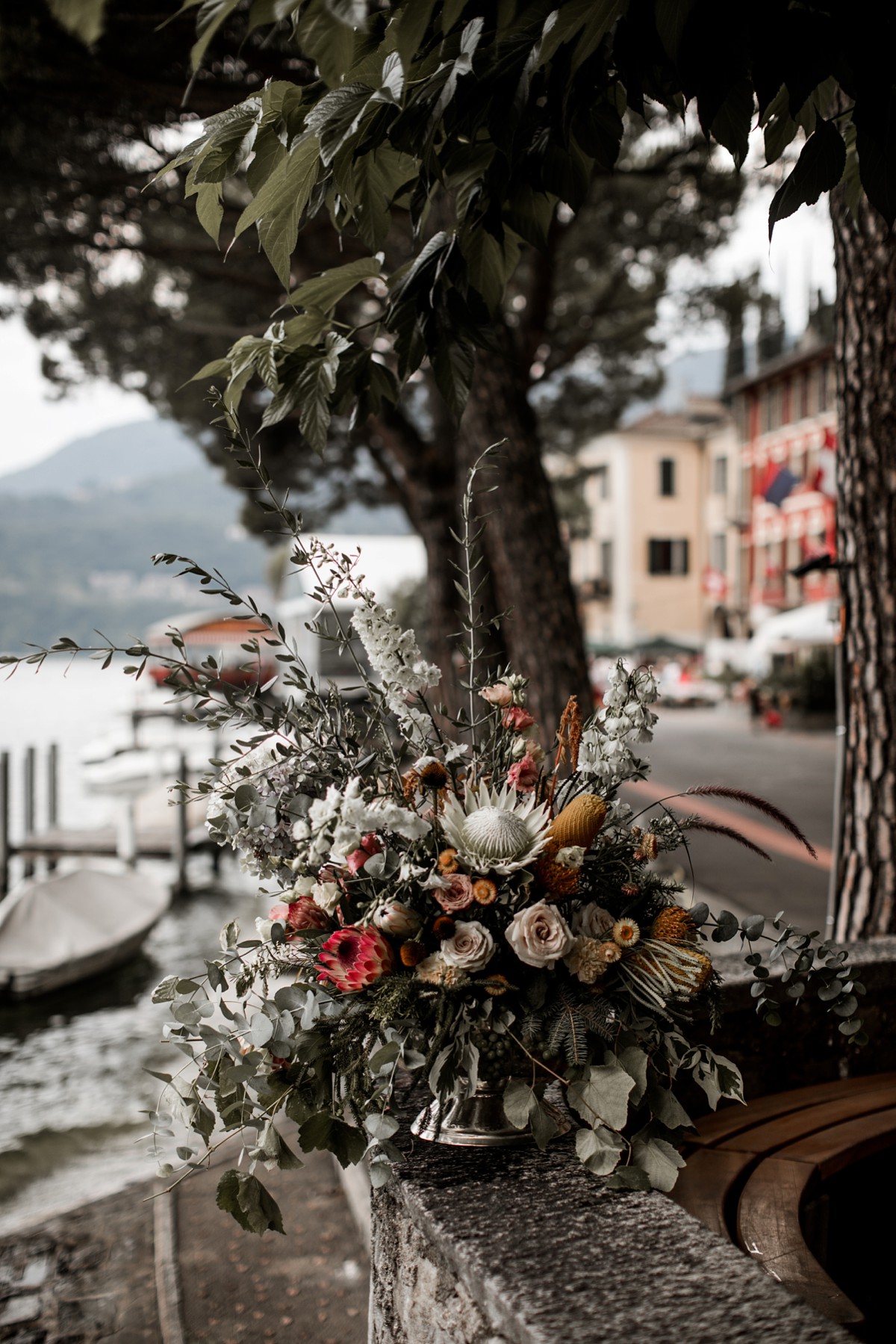 Ashley Daughter of Simone bohemian Lake Como wedding 1