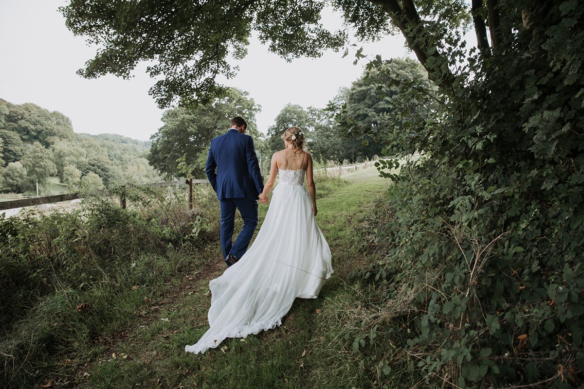 Caroline Castigliano first look Wiltshire wedding 23