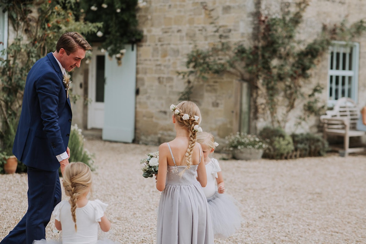 Caroline Castigliano first look Wiltshire wedding 27