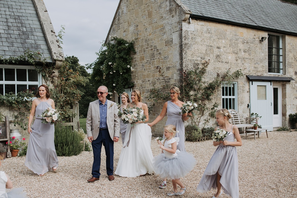 Caroline Castigliano first look Wiltshire wedding 34