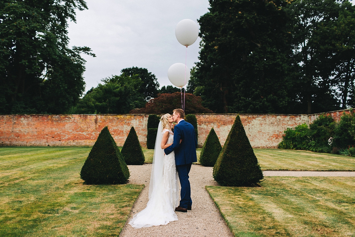 Colourful summer wedding papercranes 61