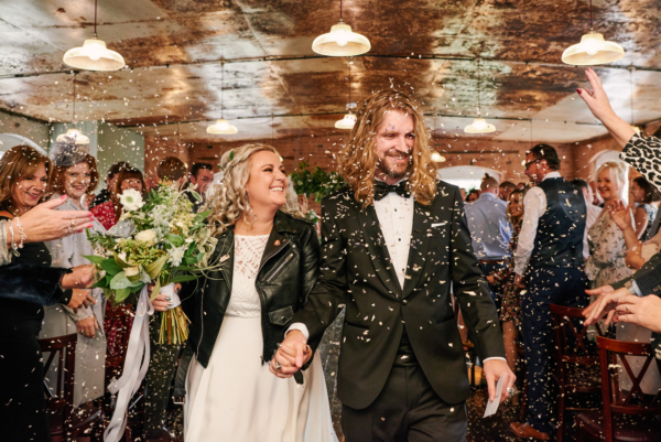 A Dip Dye Wedding Dress by Lucy Can’t Dance + Converted Mill Wedding