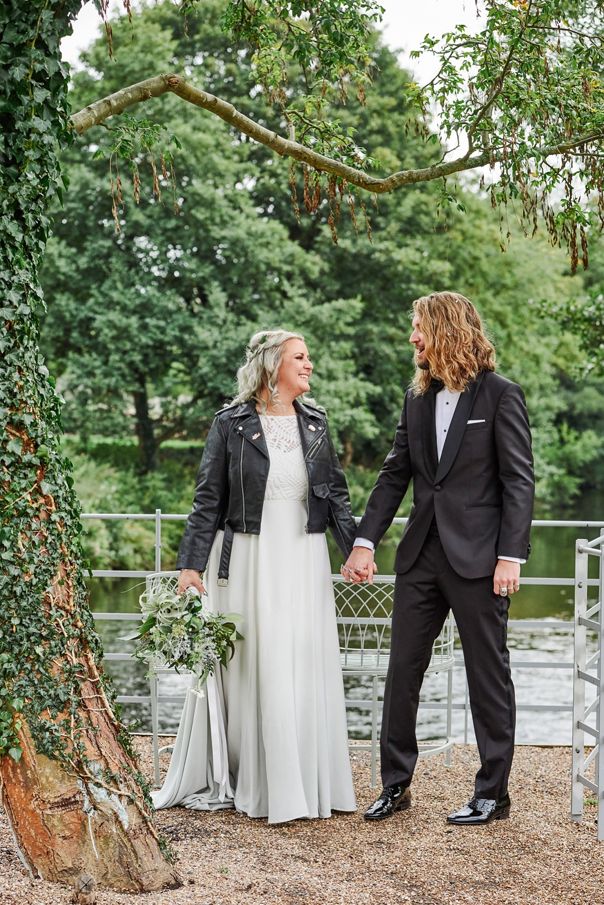 A Dip Dye Wedding Dress By Lucy Can T Dance Converted Mill