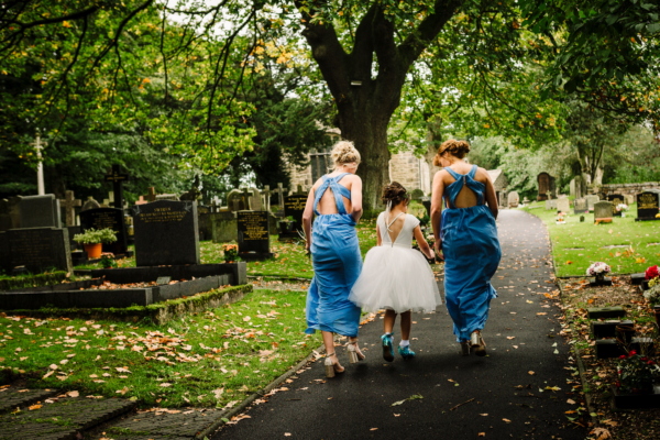 An Heirloom Veil + Hanging Flowers for a Colourful Country Cottage Wedding