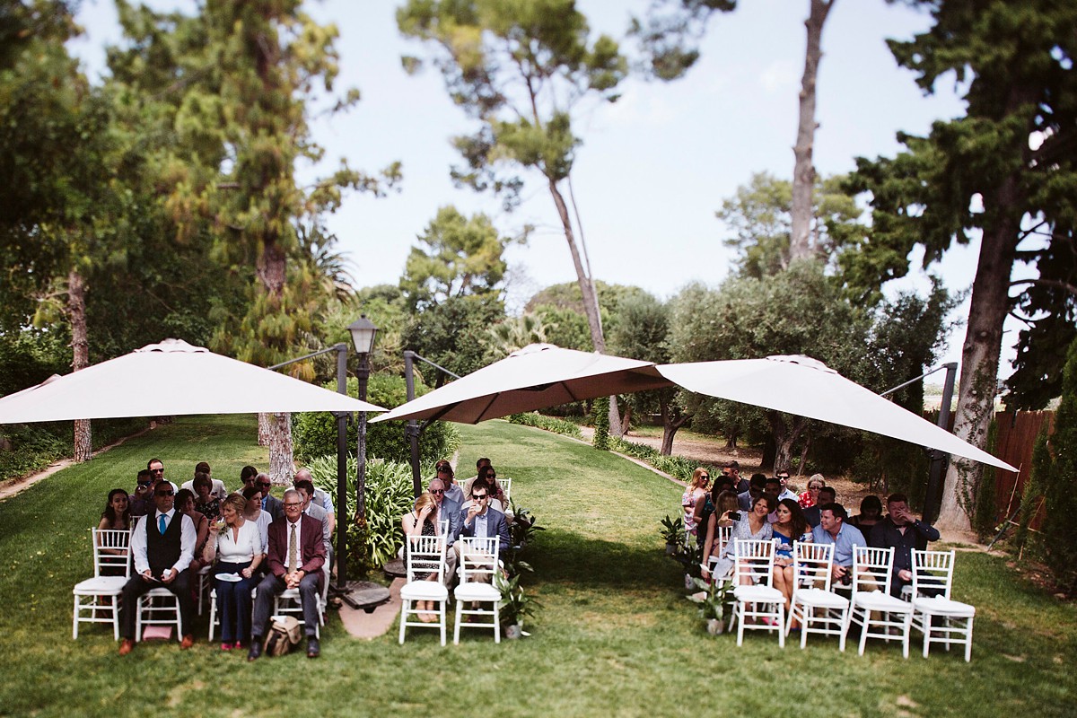 Rembo Styling bride outdoor garden wedding 19 - A Romantic Rembo Styling Dress for a Multicultural Destination Wedding in Spain Rembo Styling bride outdoor garden wedding 19