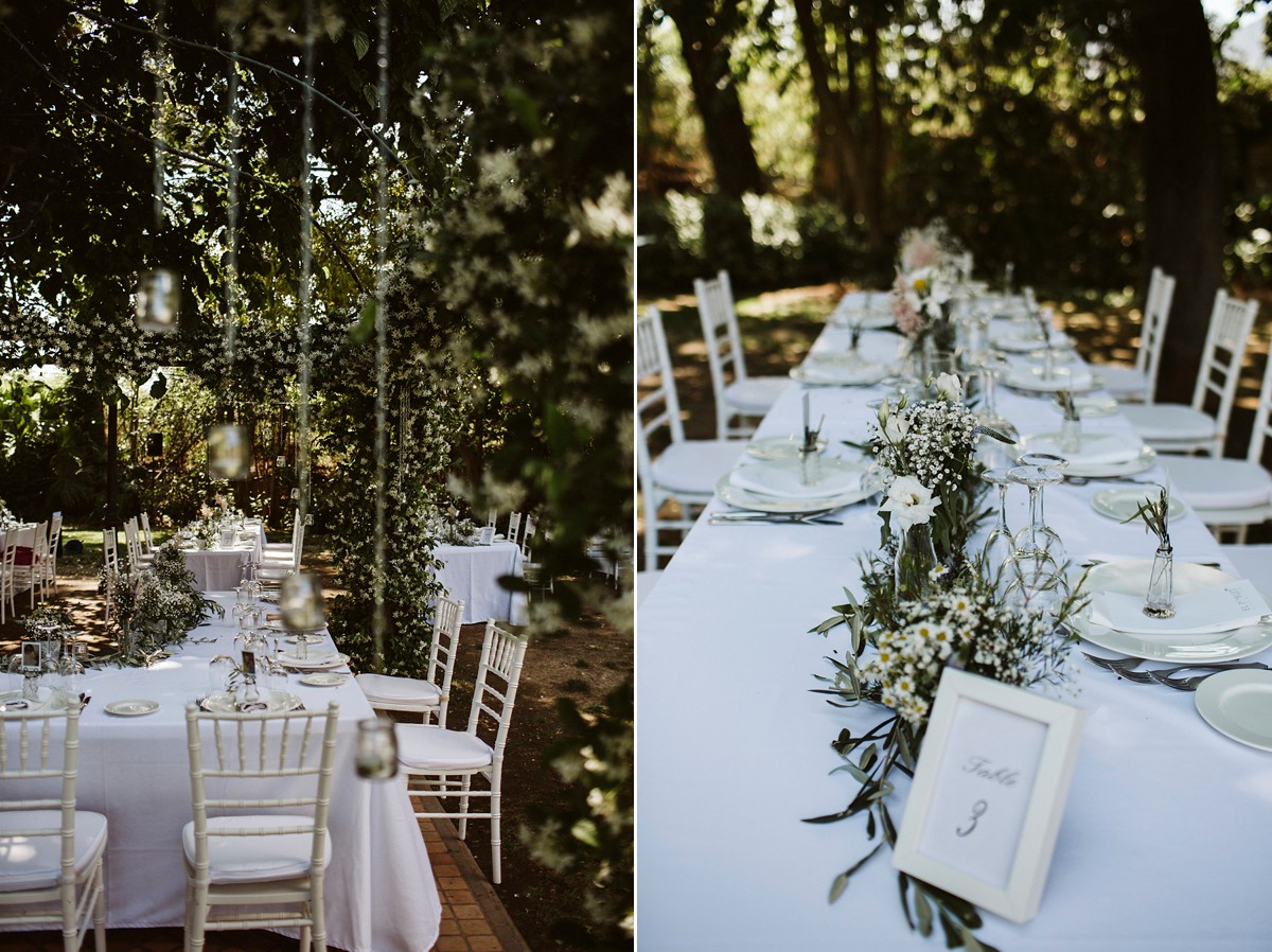 Rembo Styling bride outdoor garden wedding 28 - A Romantic Rembo Styling Dress for a Multicultural Destination Wedding in Spain Rembo Styling bride outdoor garden wedding 28