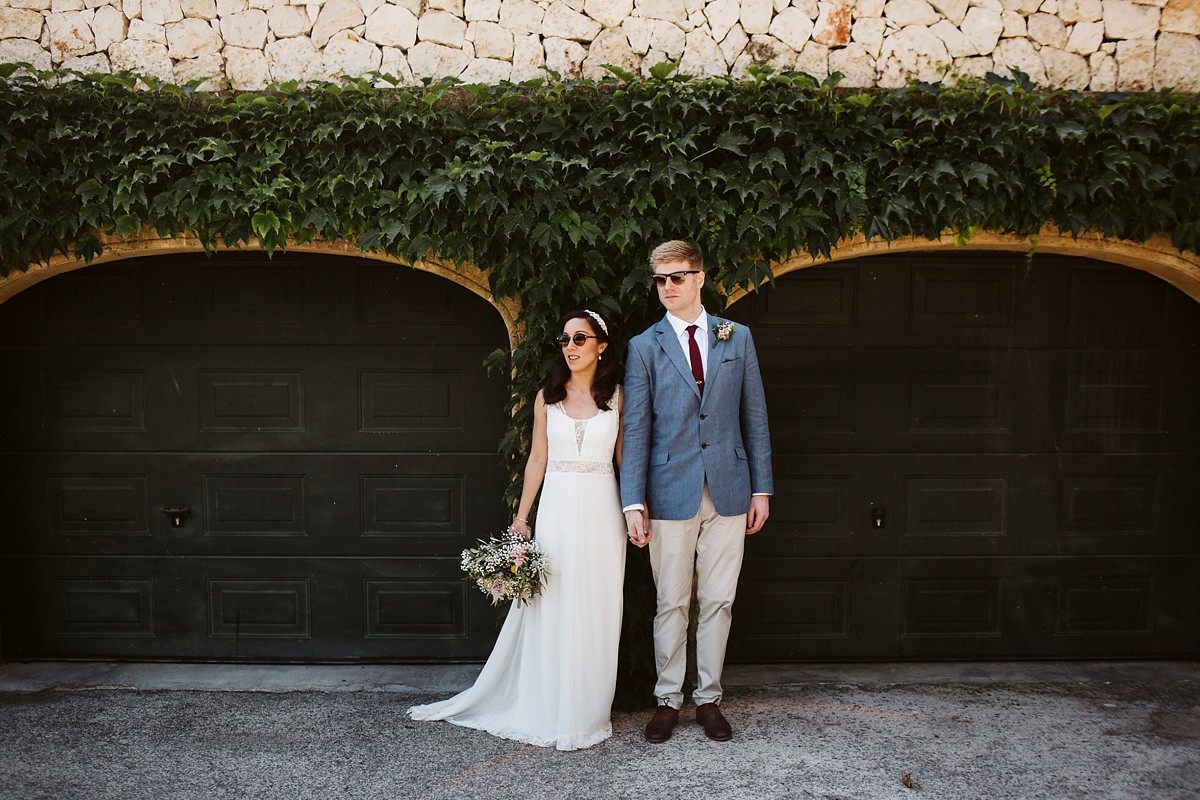 Rembo Styling bride outdoor garden wedding 32 - A Romantic Rembo Styling Dress for a Multicultural Destination Wedding in Spain Rembo Styling bride outdoor garden wedding 32