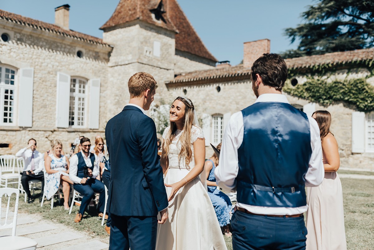 Sassi Holford Bride Château de Mazelières wedding France 17