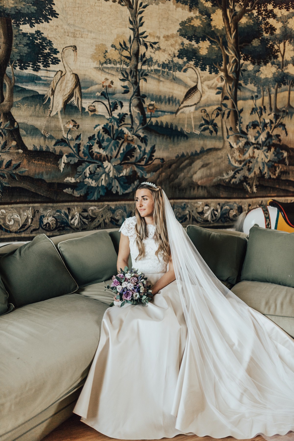 Sassi Holford Bride Château de Mazelières wedding France 12 - A Sassi Holford Silk Dress for an Intimate Destination Wedding in a French Chateau Sassi Holford Bride Château de Mazelières wedding France 12