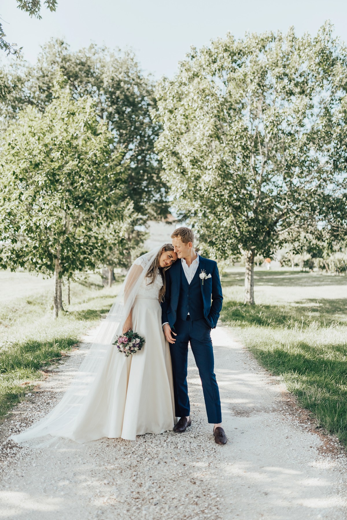 Sassi Holford Bride Château de Mazelières wedding France 24 - A Sassi Holford Silk Dress for an Intimate Destination Wedding in a French Chateau Sassi Holford Bride Château de Mazelières wedding France 24