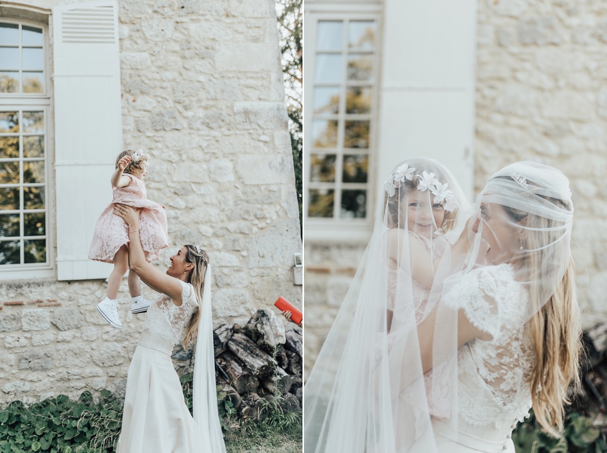 Sassi Holford Bride Château de Mazelières wedding France 27 - A Sassi Holford Silk Dress for an Intimate Destination Wedding in a French Chateau Sassi Holford Bride Château de Mazelières wedding France 27