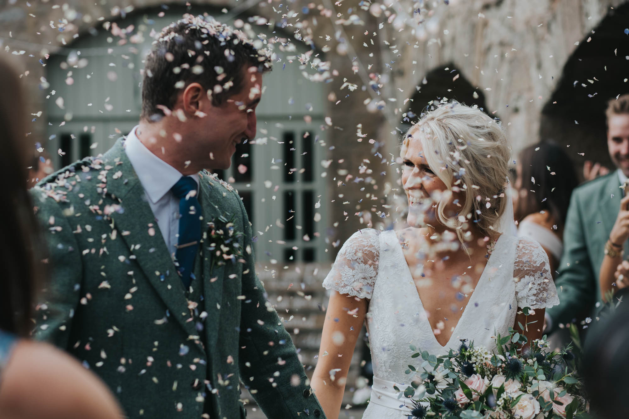 01 Confetti shot Charlie Brear wedding dress