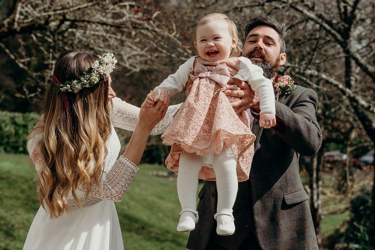 11 Rembo styling dress nature inspired Devon wedding - A Boho Bride in a Rembo Styling Gown and her Wedding Planned in 10 Weeks 11 Rembo styling dress nature inspired Devon wedding