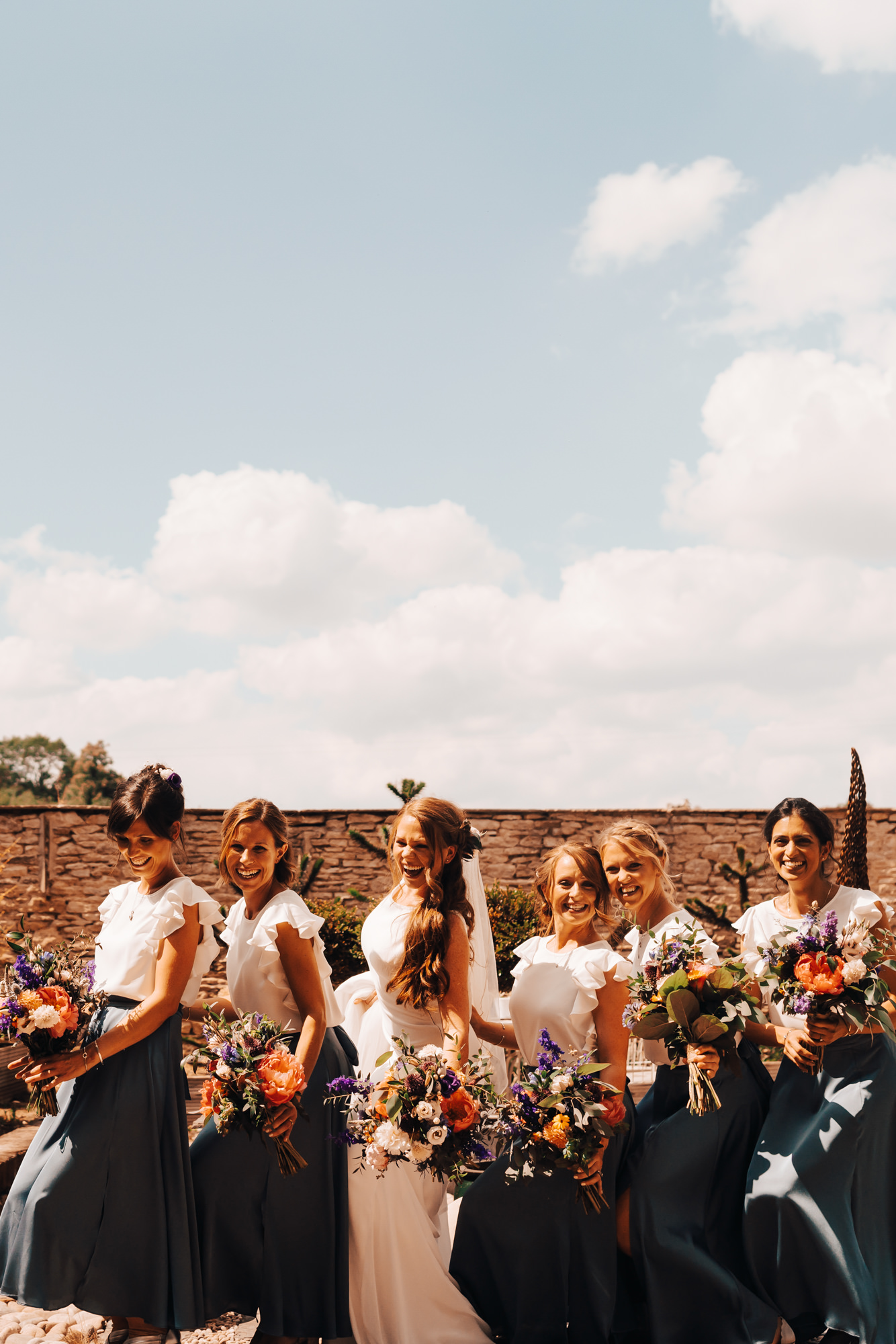 115 Colourful Cotswolds Summer wedding Pronovias bride