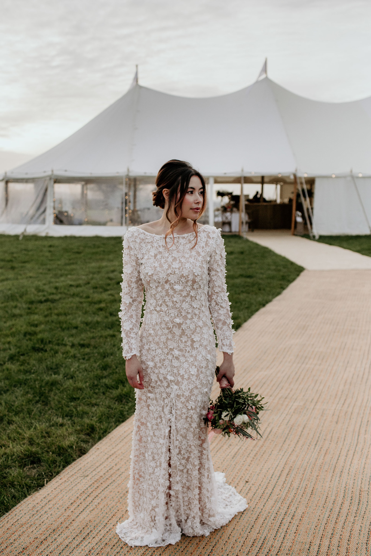 16 Ethical outdoor wedding sailcloth tent