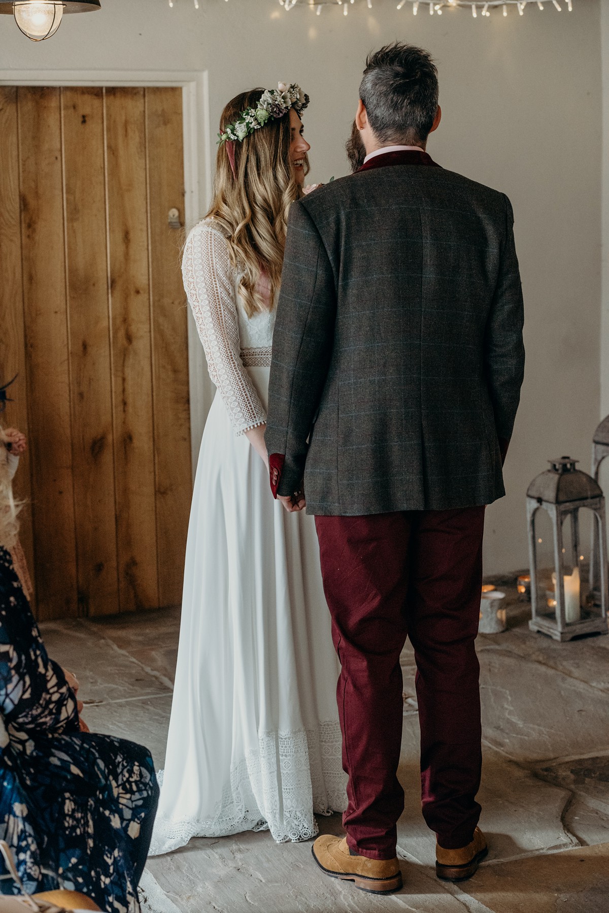 19 Rembo styling dress nature inspired Devon wedding - A Boho Bride in a Rembo Styling Gown and her Wedding Planned in 10 Weeks 19 Rembo styling dress nature inspired Devon wedding