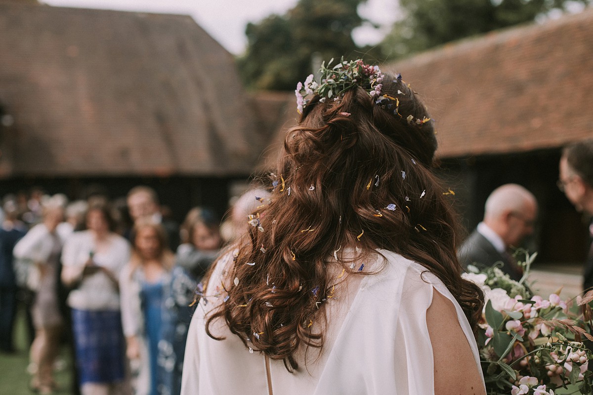 1920s Rembo Styling Rustic Barn Wedding Oxfordshire 26