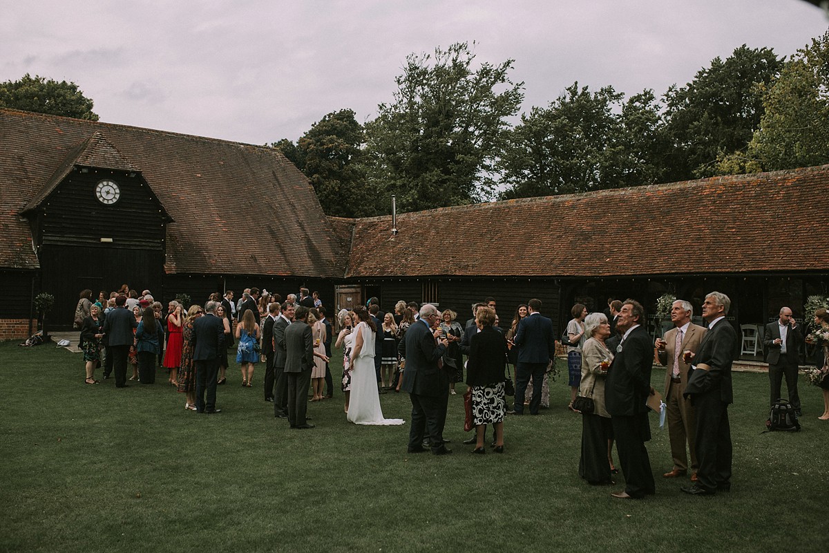 1920s Rembo Styling Rustic Barn Wedding Oxfordshire 30