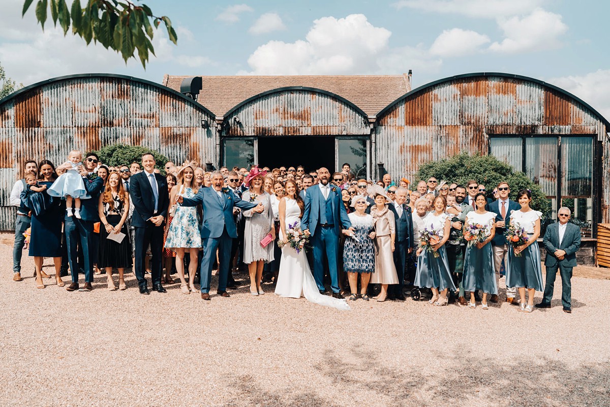 26 Colourful Cotswolds Summer wedding Pronovias bride