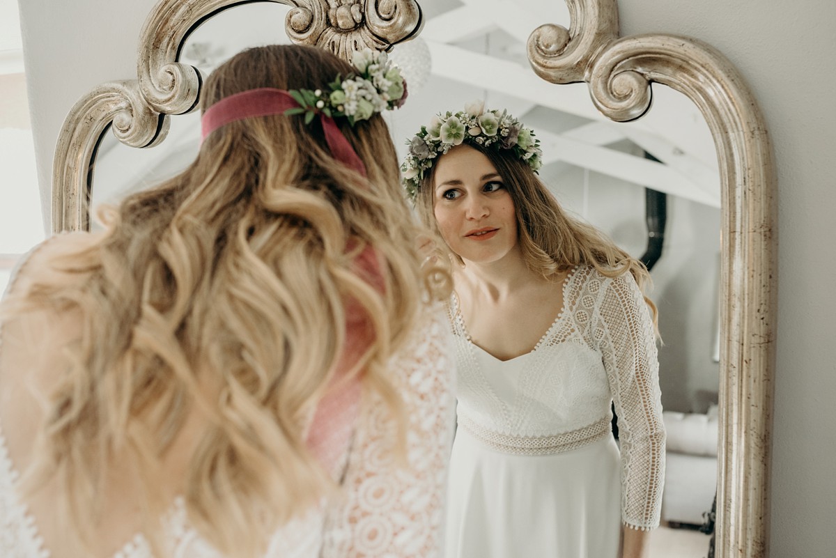 26 Rembo styling dress nature inspired Devon wedding - A Boho Bride in a Rembo Styling Gown and her Wedding Planned in 10 Weeks 26 Rembo styling dress nature inspired Devon wedding
