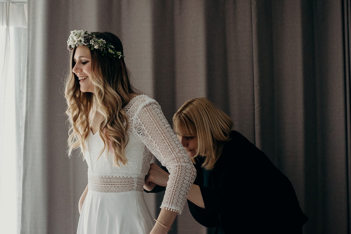 31 Rembo styling dress nature inspired Devon wedding - A Boho Bride in a Rembo Styling Gown and her Wedding Planned in 10 Weeks 31 Rembo styling dress nature inspired Devon wedding