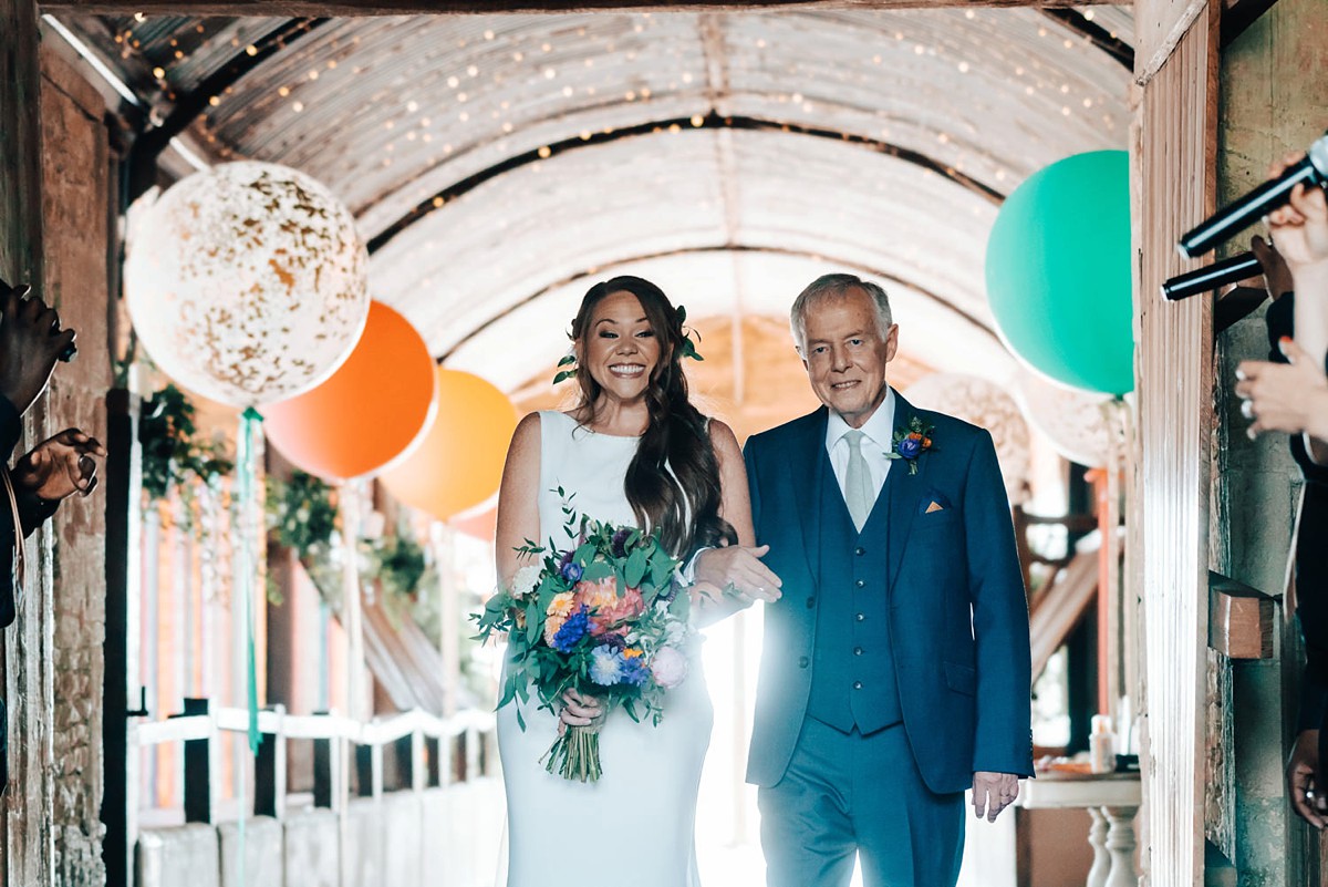 33 Colourful Cotswolds Summer wedding Pronovias bride