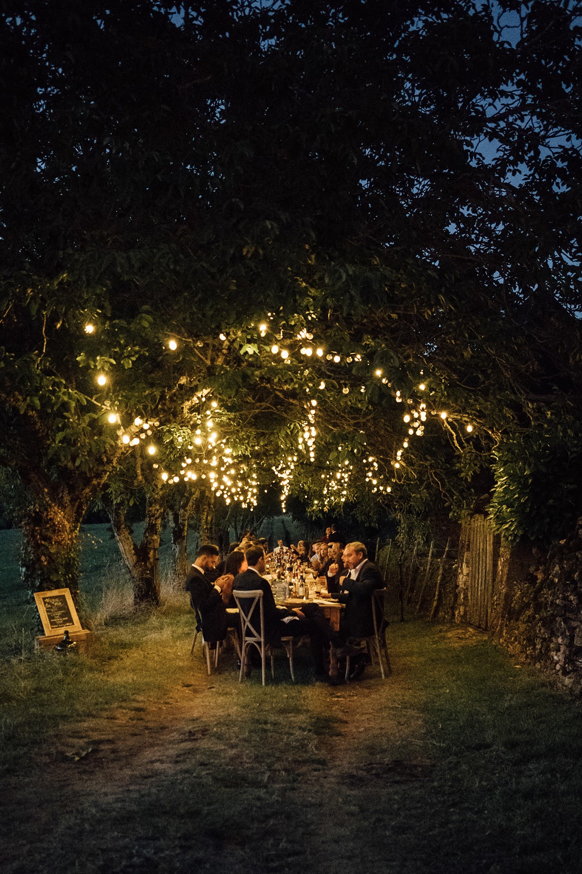 44 Outdoor French Chateau wedding Anne Barge dress