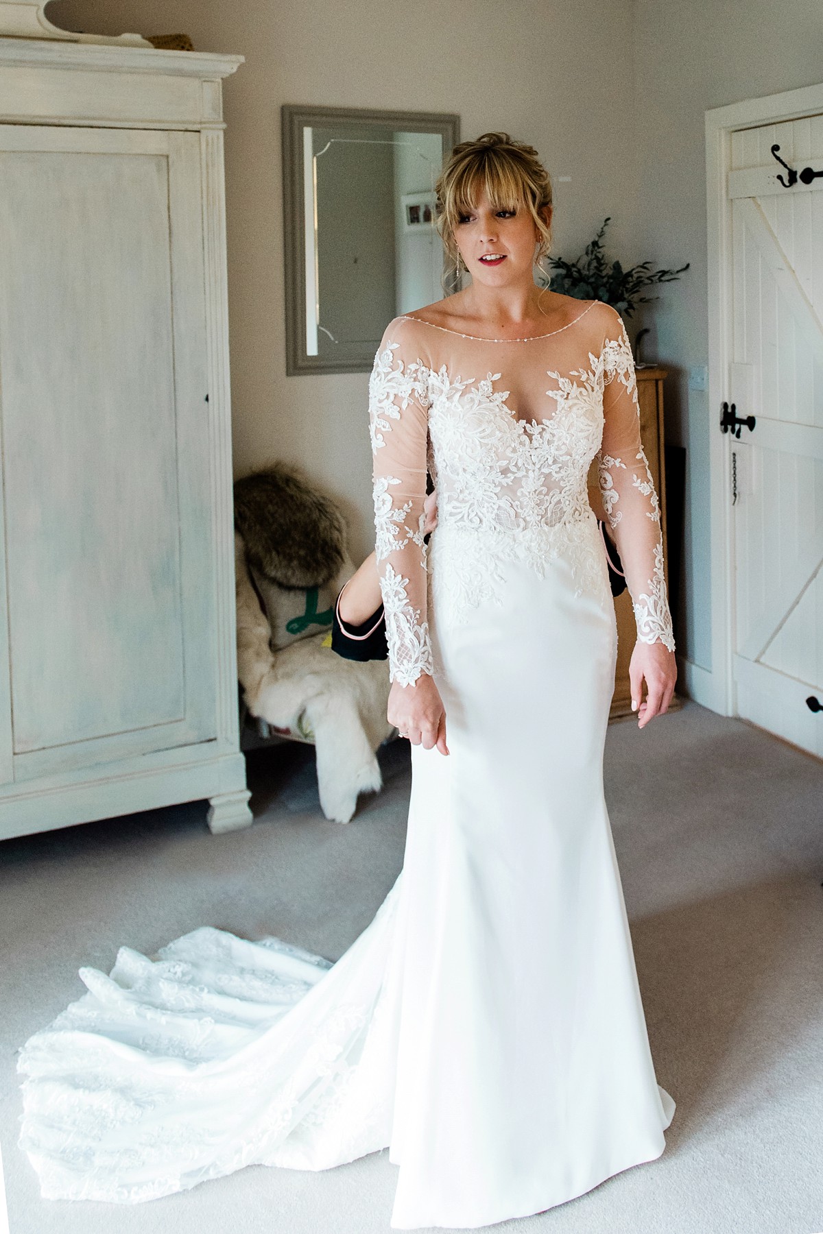 52 Maggie Sottero bride country barn wedding