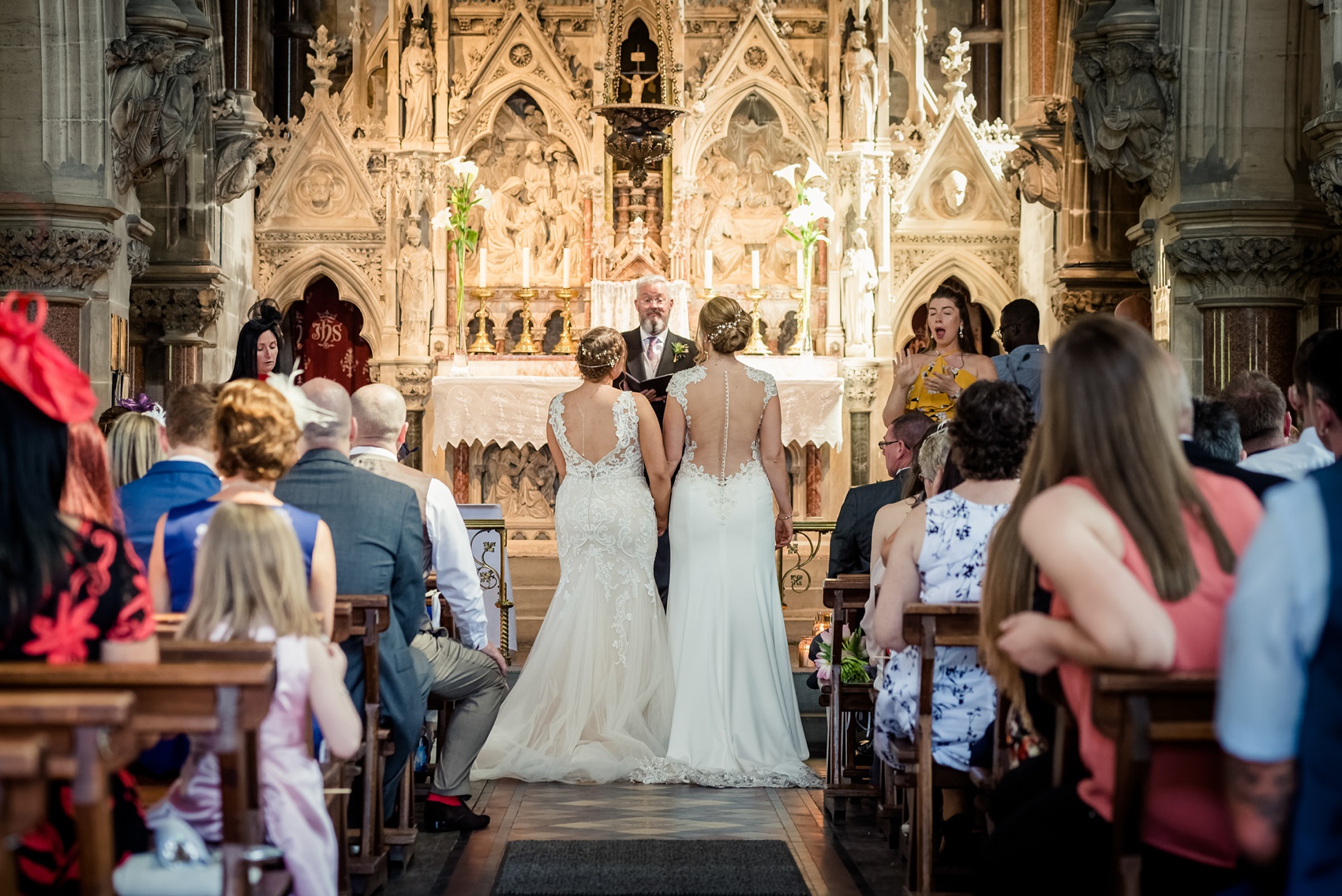 6.Same sex British Sign Language BSL Wedding Rudding Park Yorkshire