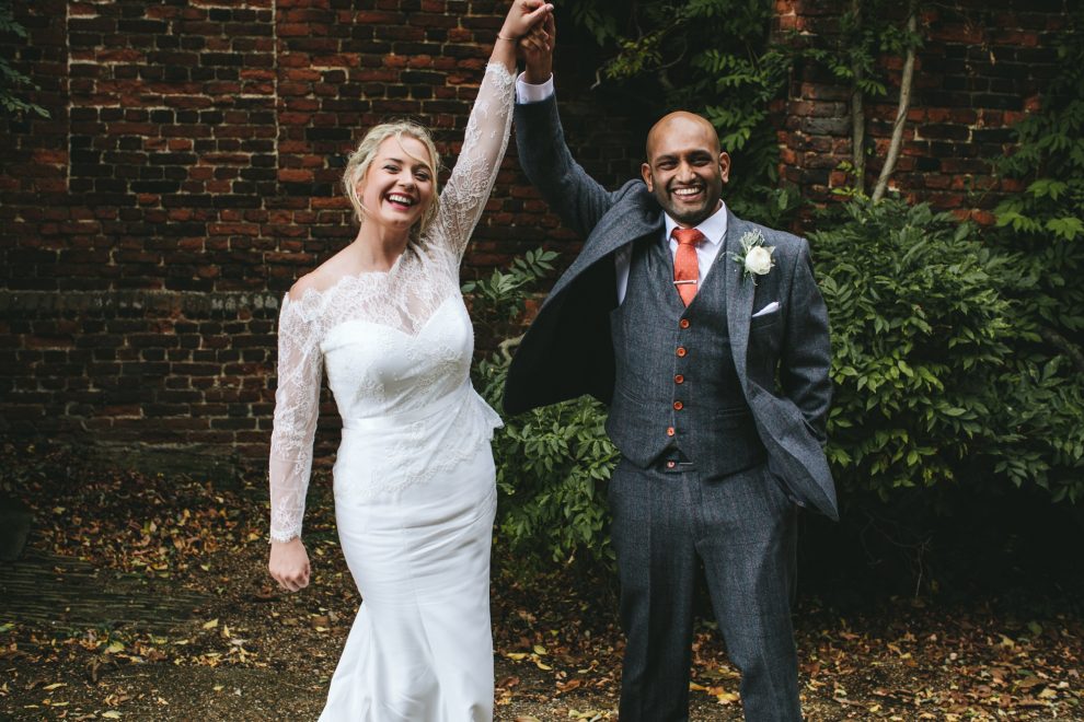 A Suzanne Neville Bride in a Classic, Long-Sleeved Lace Dress for a Celestial Inspired Wedding at Hatfield House 9 63 Hatfield House wedding