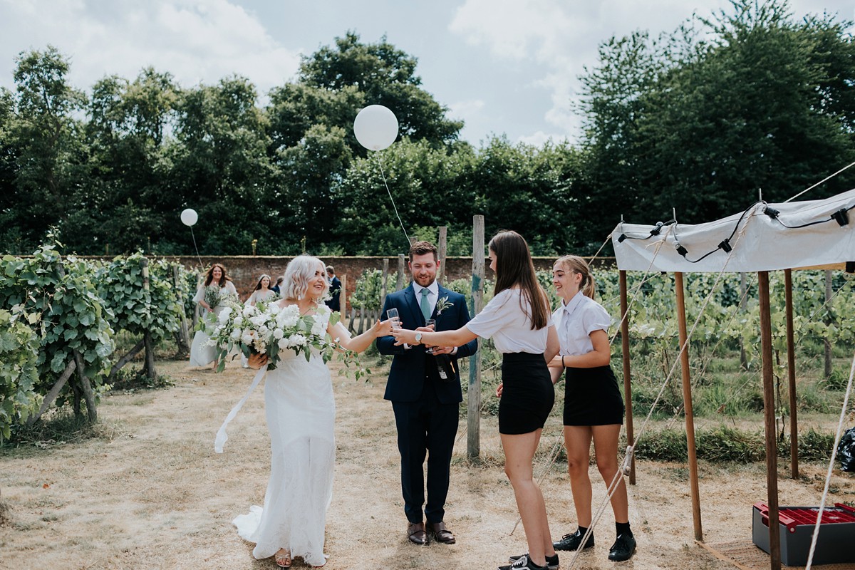 A Cathleen Jia dress festival inspired vineyard wedding 26