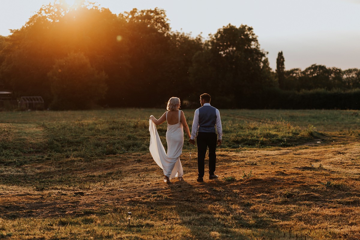 A Cathleen Jia dress festival inspired vineyard wedding 70